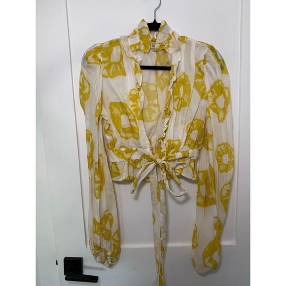 ZINI Tie-Front Blouse – EU Size 40 (US Medium) - Picture 2 of 8